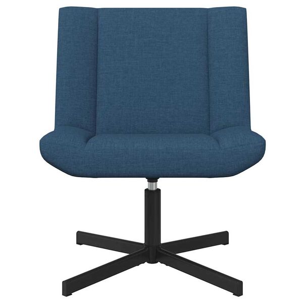 vidaXL Swivel Chair Blue 63 x 75 x 76 cm Fabric