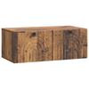vidaXL Wall-Mounted TV Cabinet Wall-mounted Old Wood 78.5 x 41 x 30 cm