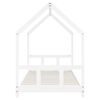 vidaXL Kids Bed Frame White 90x200 cm Solid Wood Pine