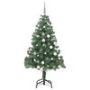 vidaXL Christmas Tree with 300 LEDs with Stand Green 180 cm PVC