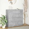 vidaXL Sideboard Concrete Grey 100x35x99 cm Engineered Wood