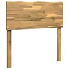 vidaXL Live Edge Headboard ROSTOCK White 90 cm Solid Acacia Wood