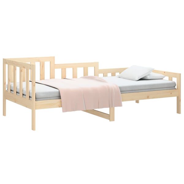 vidaXL Day Bed without Mattress 90x200 cm Solid Wood Pine