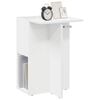 vidaXL End Table White 35 x 40 x 55 cm Engineered Wood