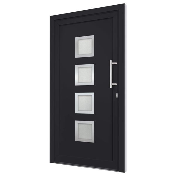 vidaXL Front Door Anthracite 108x200 cm
