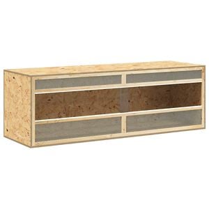vidaXL Terrarium Engineered Wood 144x46x48 cm