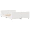 vidaXL Bed Frame without Mattress White 160x200 cm Solid Wood Pine