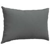 vidaXL Sofa Pillows 2 pcs Dark Grey 60 x 40 cm Fabric