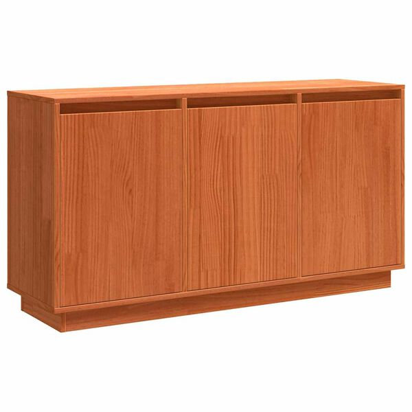 vidaXL Sideboard Brown Oak 111 x 34 x 60 cm Solid Pine Wood