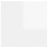 vidaXL Bedside Cabinet High Gloss White 30.5x30x30 cm Engineered Wood