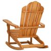 vidaXL Garden Adirondack Rocking Chair Solid Wood Teak