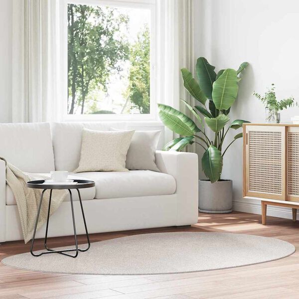 vidaXL Area Rugs HUARTE Sand 140 x 200 cm Polyester