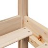 vidaXL Bookcase Bed without Mattress 90x190 cm Single Solid Wood Pine