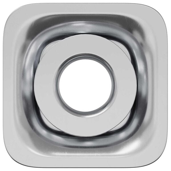 vidaXL Threaded Tube Insert 1818 pcs Black and Silver Galvanised Steel