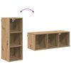vidaXL Hanging Cabinet Artisan Oak 30 x 29.5 x 80 cm Engineered Wood