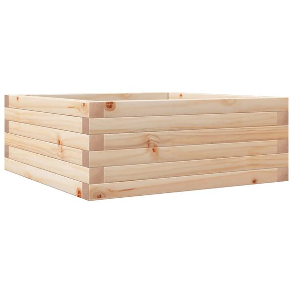 vidaXL Garden Planter 60x60x23 cm Solid Wood Pine
