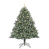 vidaXL Artificial Christmas Tree with Stand Green 126 x 126 x 180 cm