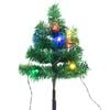 vidaXL Christmas Pathway Trees 6 pcs with Multicolour LEDs 45 cm PVC