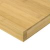 vidaXL Wall Shelf 80x20x4 cm Bamboo