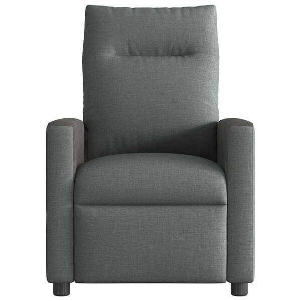 vidaXL Massage Recliner Chair Dark Grey 69 x 86 x 100 cm Fabric