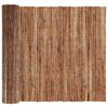 vidaXL Bark Fence Brown 600 x 125 cm Bark