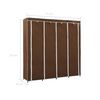 vidaXL Wardrobe with 4 Compartments Brown 175x45x170 cm