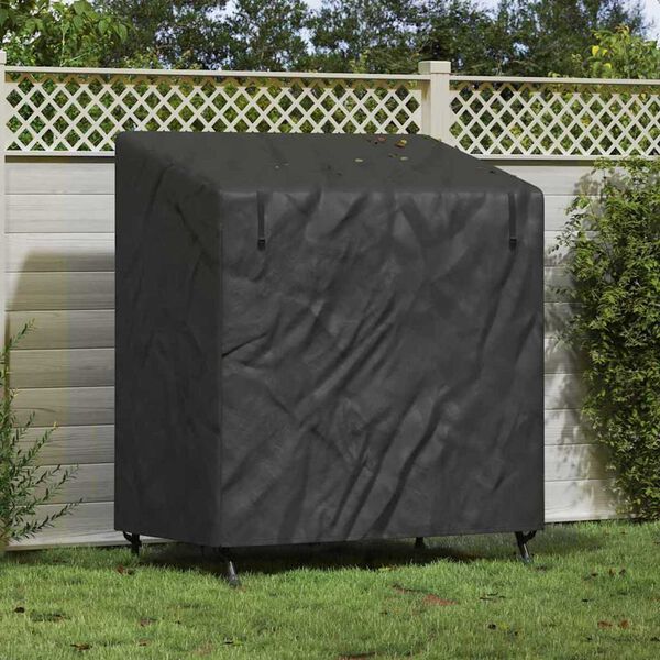 vidaXL Outdoor Swing Cover Black 135 x 100 x 165 cm 210D Oxford Fbric