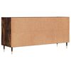 vidaXL TV Cabinet Smoked Oak 103.5x30x50 cm Engineered Wood
