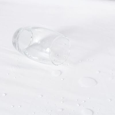 vidaXL Mattress Protectors Waterproof 2 pcs Cotton 60x120 cm White