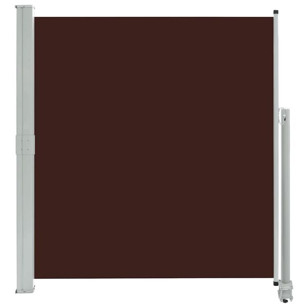 vidaXL Patio Retractable Side Awning 140 x 300 cm Brown