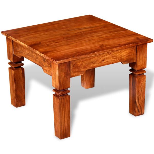 vidaXL Coffee Table Solid Wood 60x60x45 cm