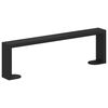 vidaXL Furniture Feet 2 pcs Black 34.1 x 4 x 10 mm Iron