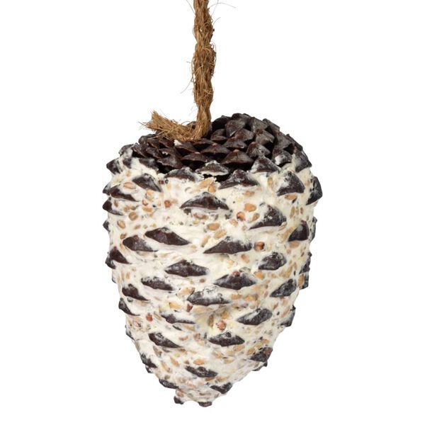 dobar 8-Piece Hanging Bird Seed Pine Cones