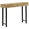 vidaXL Console Table Solid Mango Wood 102x30x79 cm