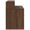 vidaXL Bedside Cabinets with Drawer 2 pcs Brown Oak 51x31x47 cm