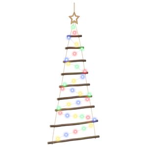 vidaXL Hanging Christmas Tree 120 cm 50 LEDs Multicolour