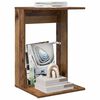vidaXL Side Table Old Wood 40 x 38 x 62.5 cm Engineered Wood