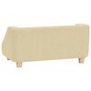 vidaXL Dog Sofa Cream 95x63x39 cm Linen