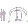 vidaXL Family Tent with Roof Blue and Grey 576 x 325 x 213 cm