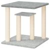 vidaXL Cat Scratching Posts with Platforms Light Grey 50 cm