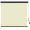 vidaXL Outdoor Roller Blind 160x250 cm Cream