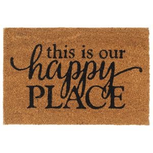 vidaXL Door Mat Natural 40x60 cm Tufted Coir