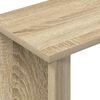 vidaXL End Table Sonoma Oak 35 x 25 x 50 cm Engineered Wood
