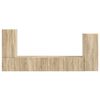vidaXL 4 pcs Sonoma Oak