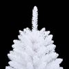 vidaXL Artificial Christmas Tree White 120 cm PVC and Metal