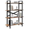 vidaXL Bookshelf Old Wood 100 x 33.5 x 140 cm Engineered Wood