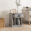 vidaXL Bedside Cabinet Concrete Grey 43x36x50 cm