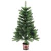 vidaXL Christmas Tree with 150 LEDs with Stand Green 90 cm PE