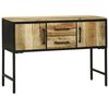 vidaXL Console Table Brown 100 x 35 x 70 cm Solid Mango Wood