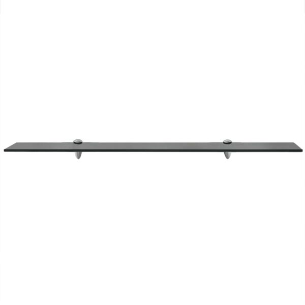 vidaXL Floating Shelves 2 pcs Glass 90x10 cm 8 mm